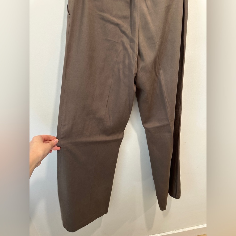 BCBGMaxAzria womans Chocolate soft wide leg pants trousers size 2 NWT - Picture 10 of 14